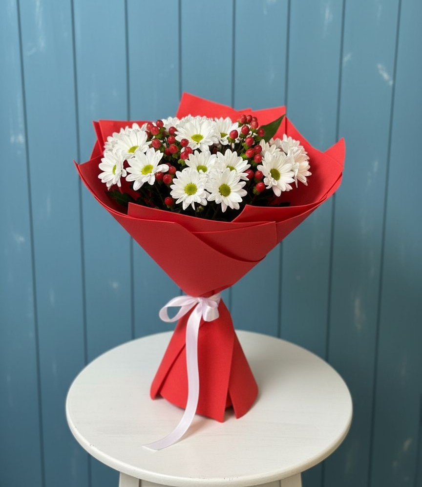 Букет цветов из: Хризантемы в Ногинске