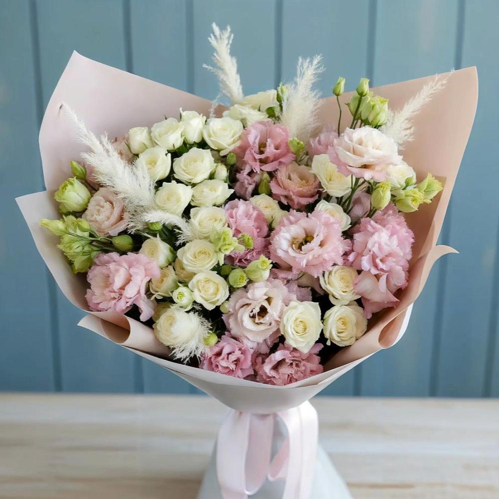 Букет цветов из: Альстромерии и Розы в Ногинске