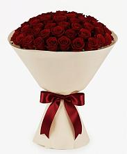 Букет 101 Бордовая роза Блэк Бакарра в Ногинске