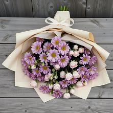 Букет цветов из:  Розы и Хризантемы #REPLACE_PRED# Ногинске