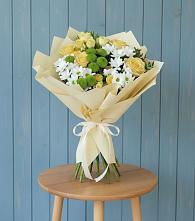 Букет цветов из:  Хризантемы и Розы в Ногинске