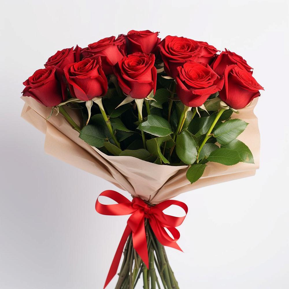 Букет 11 Красных роз Эдлесс Лав в Ногинске