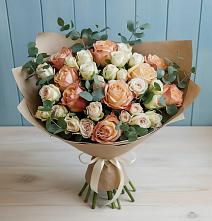 Букет цветов из:  Альстромерии и Розы в Ногинске